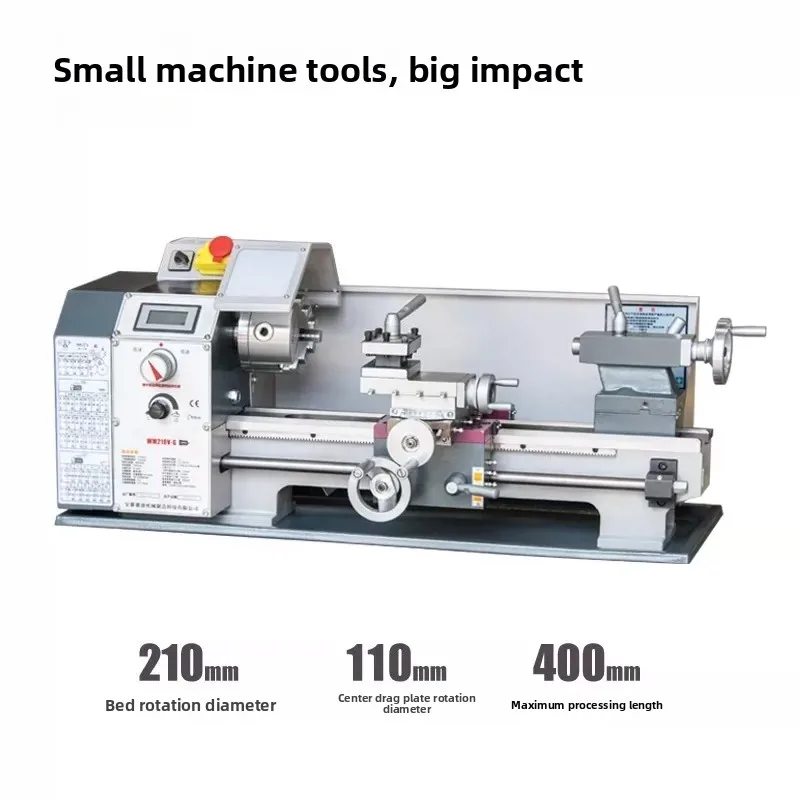Multi-Function Mini Benchtop Lathe – Precision Metal & Wood Working Machine, Small Micro Tool for Home Hobbyists