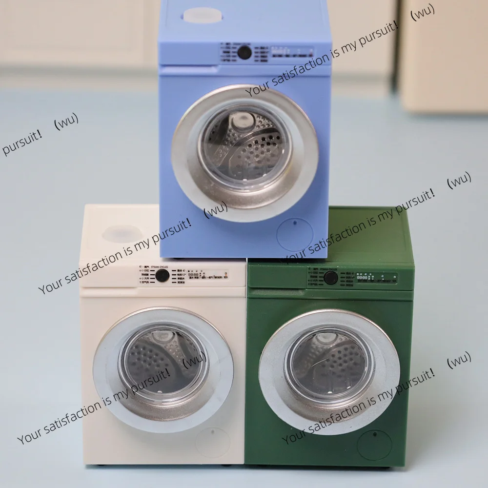 ZOCI-1/6 Scale Miniature Doll House Removable Washing Machine, Doll Accessories Gifts for Girls