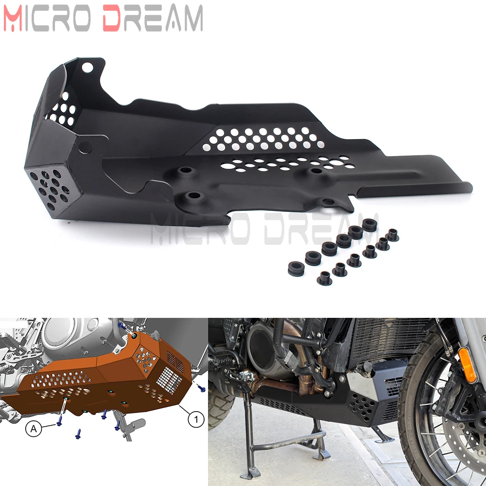 FOR PAN AMERICA 1250 S PA1250 S New Motorcycle Accessories Gut Guard Skid Plate for PAN-AMERICA1250 2021-2024 Engine Protection