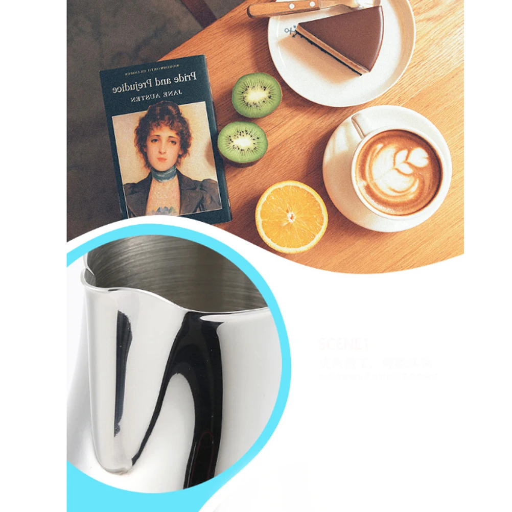 

1 pc Milk Frothing Pitcher Stainless Steel Supplies for Espresso Machines Coffee Frother Tool Kitchen Bar Accessories