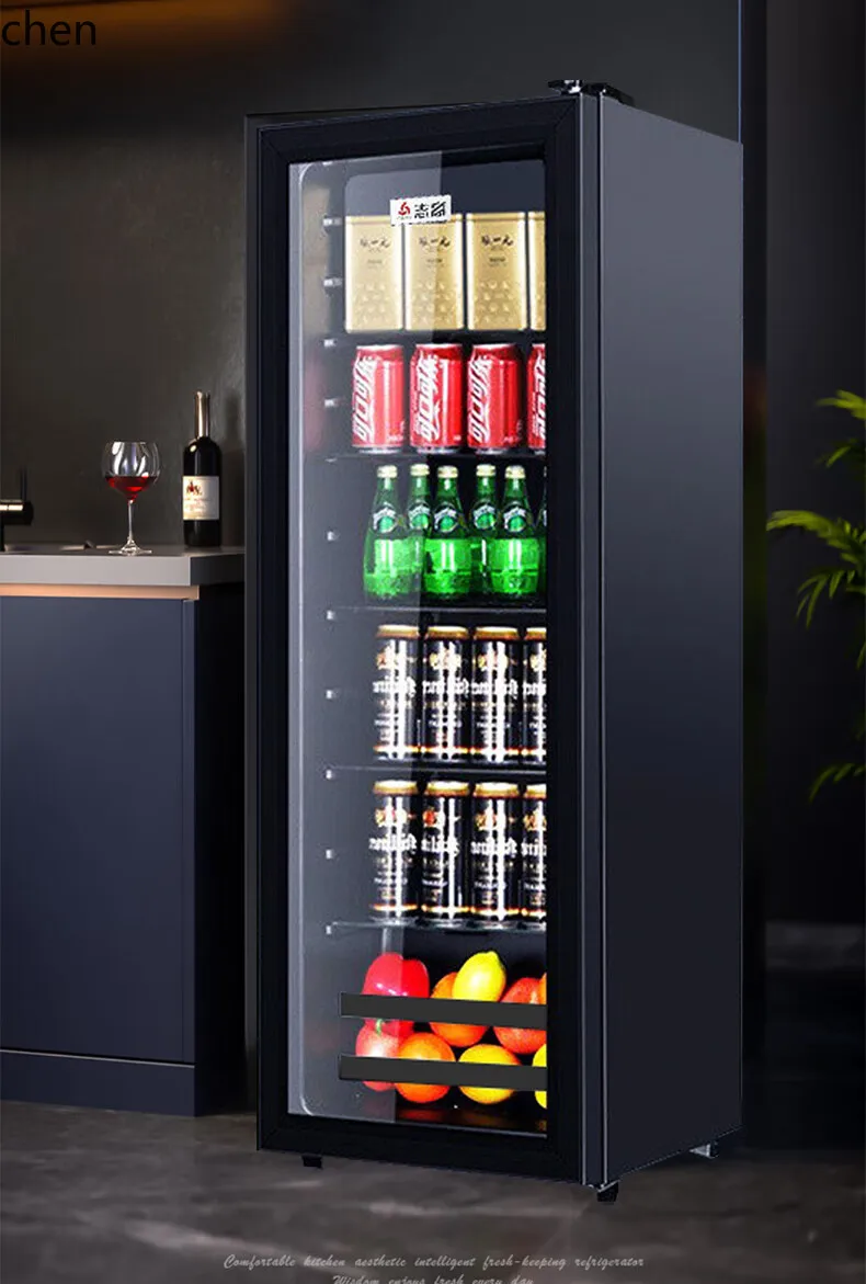 HXL آيس بار المنزلية الصغيرة المبردة خزانة غرفة المعيشة مكتب المشروبات الشاي النبيذ الأحمر خزانة حفظ الطازجة