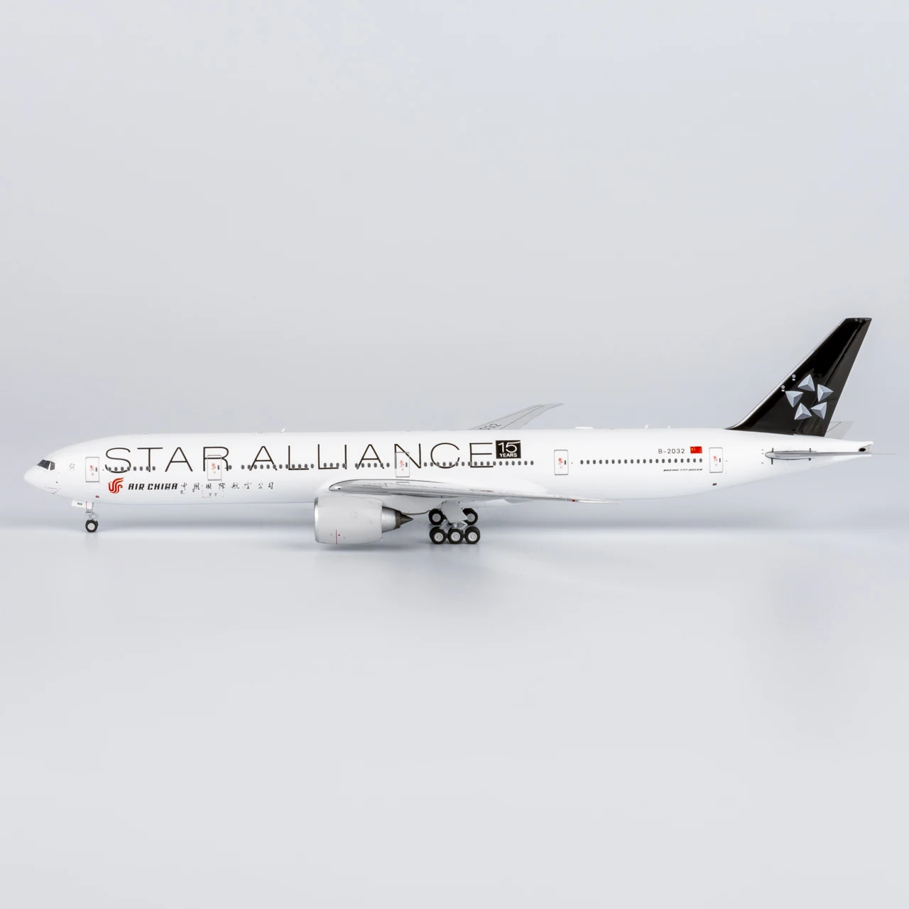73062 Legering Collectible Vliegtuig Gift NG Model 1:400 Air China "StarAlliance" Boeing B777-300ER Diecast Vliegtuigen Jet Model B-2032