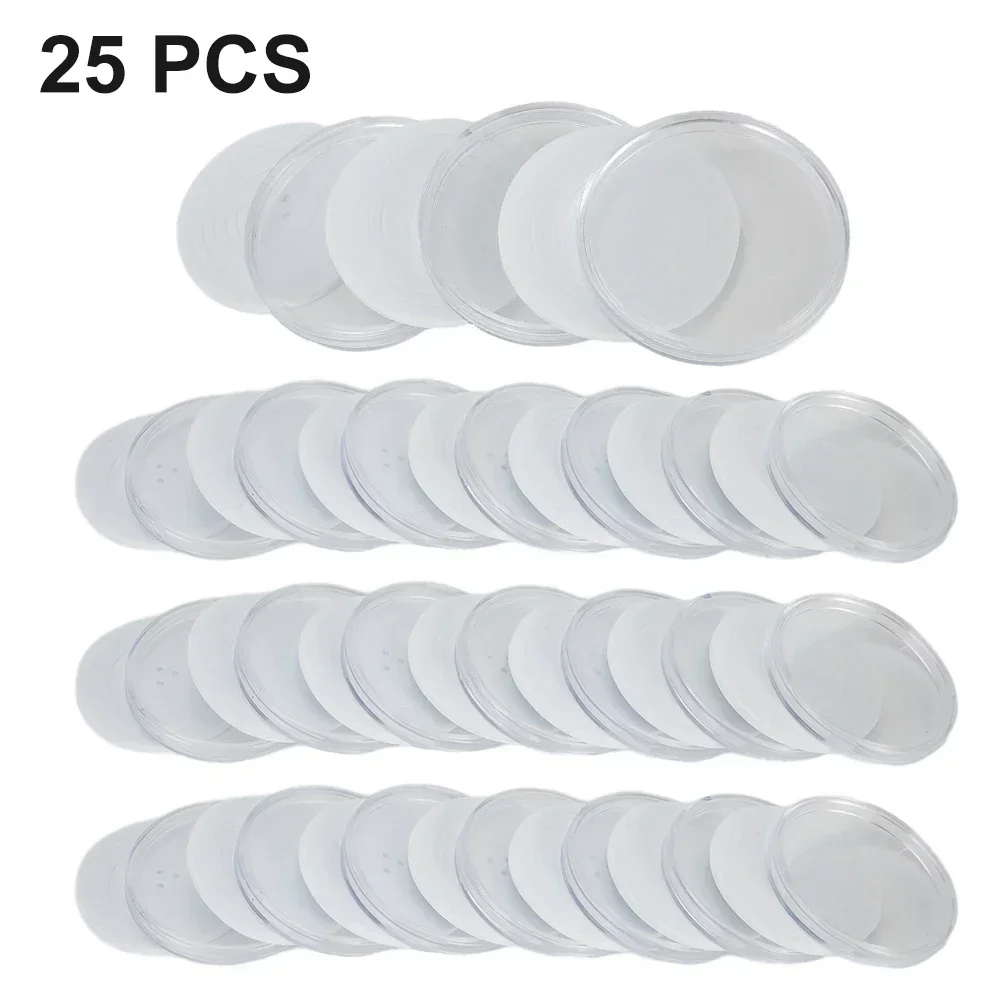 10/25/100 Pcs Transparent Plastic Coin Holder Coin Collecting Box Case Capsule Protection Boxes Container 27 39MM 40MM 46mm