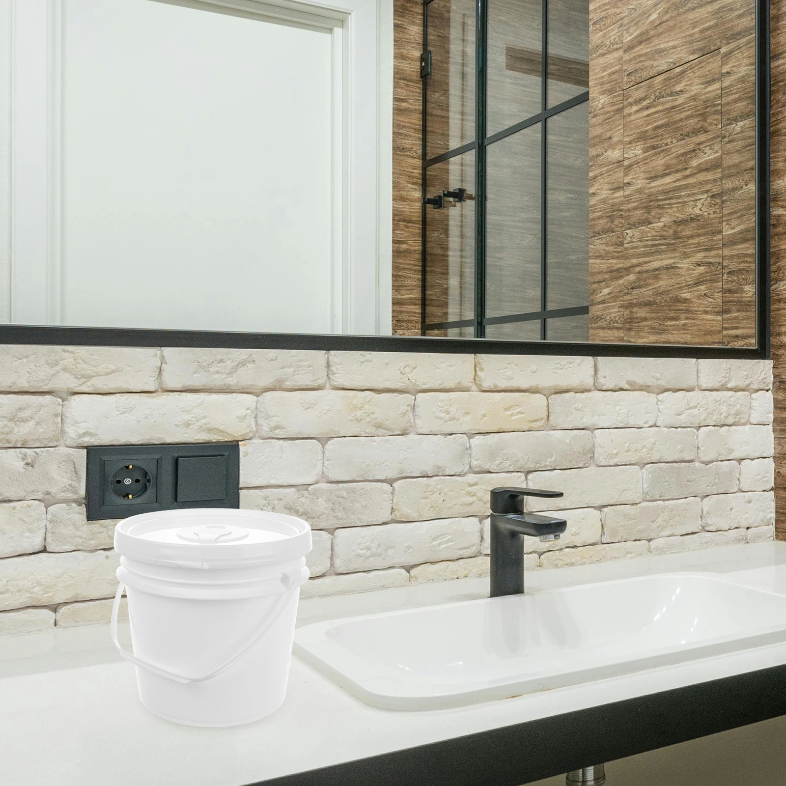 

Wet Wipes Bucket Dispenser Car Baby Large Capacity Sealed Freshness Bathroom Holder Container Plastic Barrel Refillable