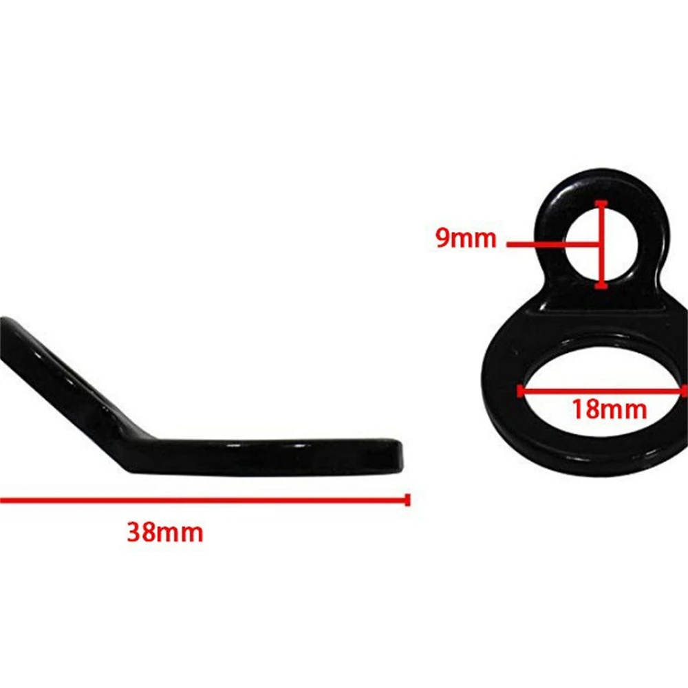 Motorcycle Trailer D-Ring,Triangular Hook Fasteners (4 pieces)