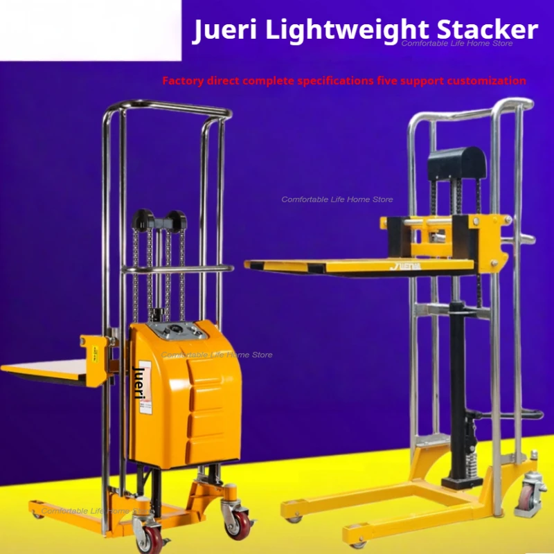 Lightweight Forklift Truck Electric Hydraulic Forklift Truck Stabilization Commercial Furniture Carretilla Elevadora ZY60CC