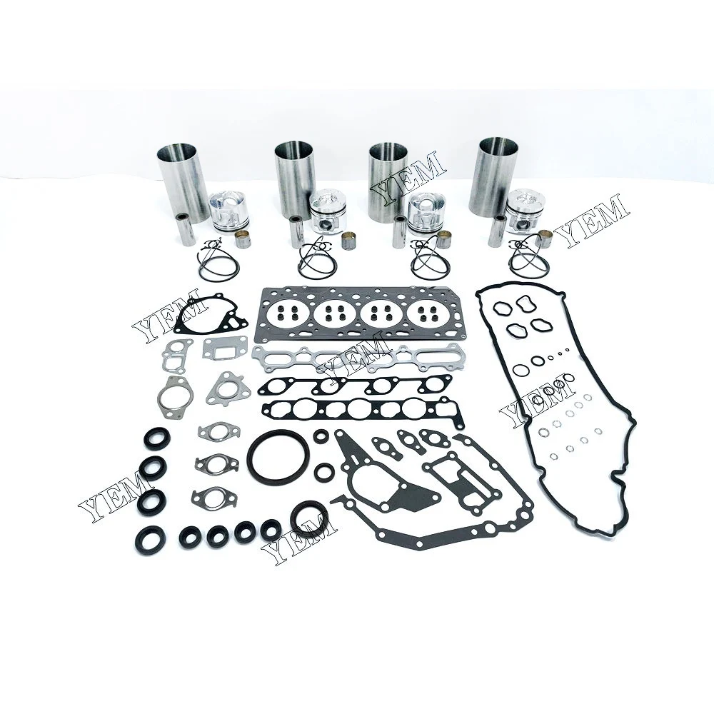 

4D56 Rebuild Kit With Liner Piston Rings Full Gasket Kit For Mitsubishi Diesel Engine Parts