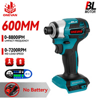ONEVAN Brushless Electric Screwdriver 1000W Cordless Rechargeable Drill Screwdriver Renovation Tools For Makita Battery Pin