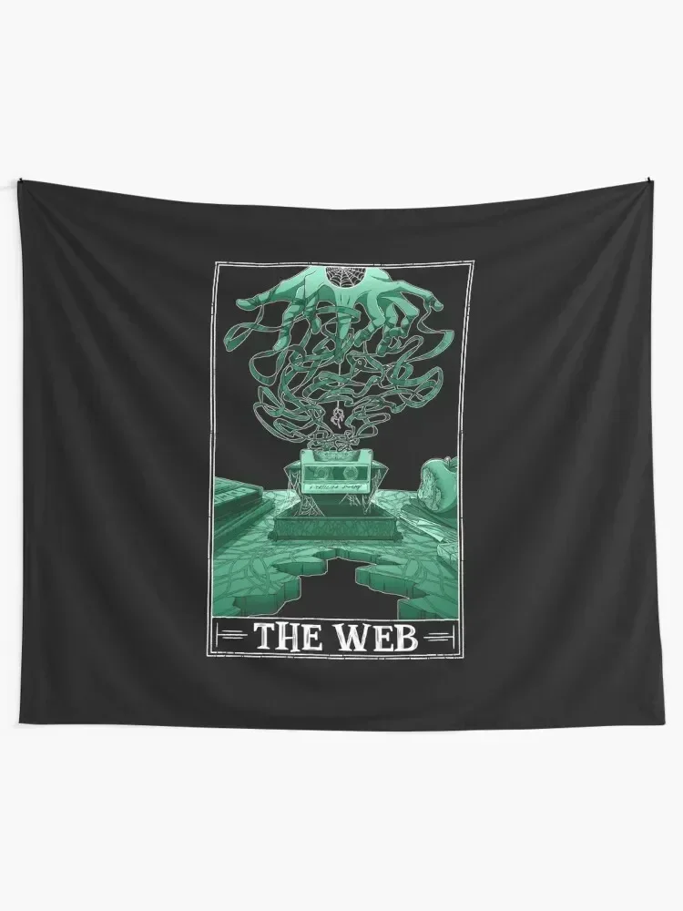 

The Web Tarotesque - (Dark) Tapestry Decoration For Home Wall Carpet Aesthetic Room Decor Tapestry