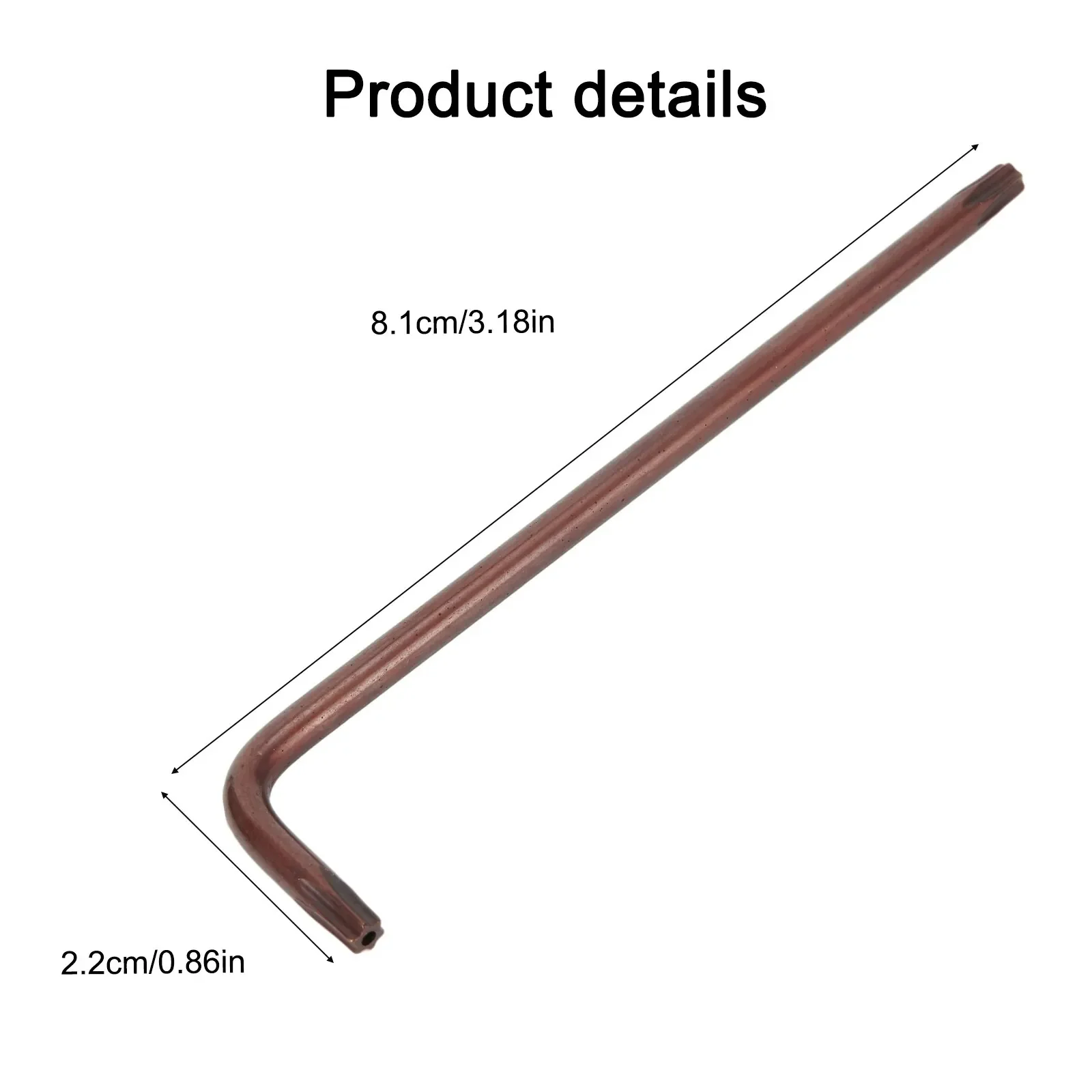 Hand Tools Screwdrivers Wrench Screwdrivers Torx Wrench Tool Torx Screwdriver Double-End 2-way Machine Repair Spanner T10 T20