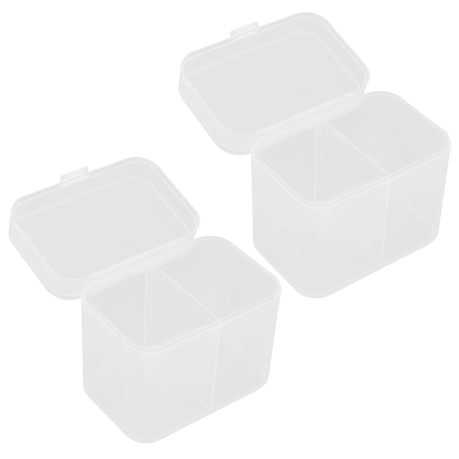 Distributeur de tampons de coton, 2 pièces, organisateur d'outils de maquillage pour Nail Art, service Long, économie propre, boîte de tampons de coton organisés