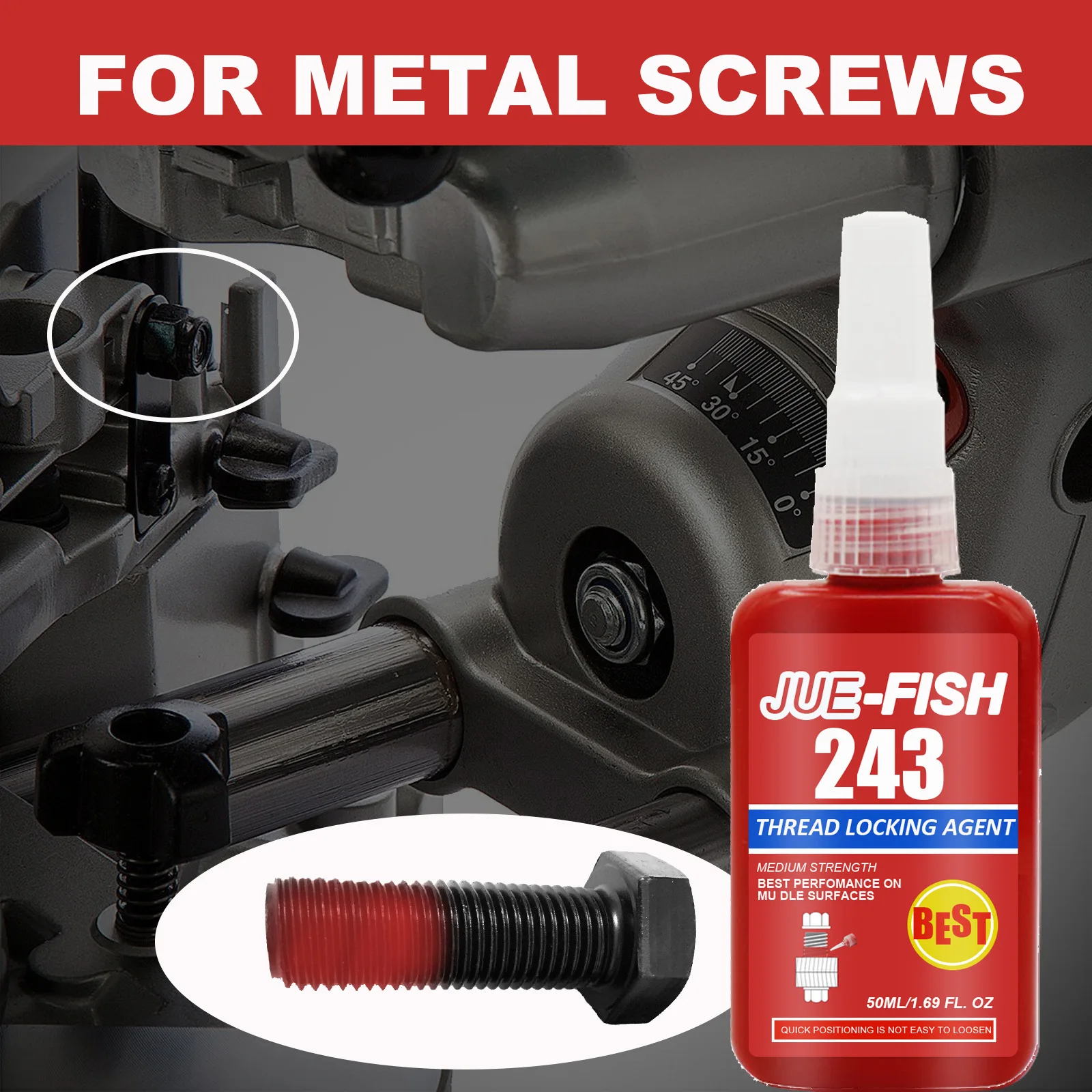 Solid Adhesive Sealant Liquid Raw Material with Liquid Pipe Thread Anaerobic Anti Loosening Locking Adhesive Sealant