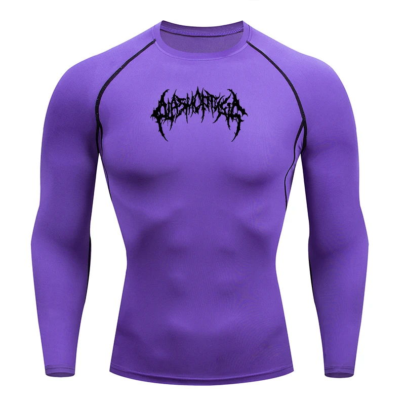Men Running Compression T-shirt Long sleeves Sport Tees Gym Fitness Sweatshirt Male Jogging Tracksuit Homme Athletic Shirt Tops image 6