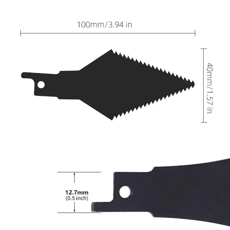 3 قطع سكين تنظيف التماس المسنن سكين الحصان المنشار مزدوج الوجهين بلاط الاسمنت التماس الطين تنظيف المنشار سكين