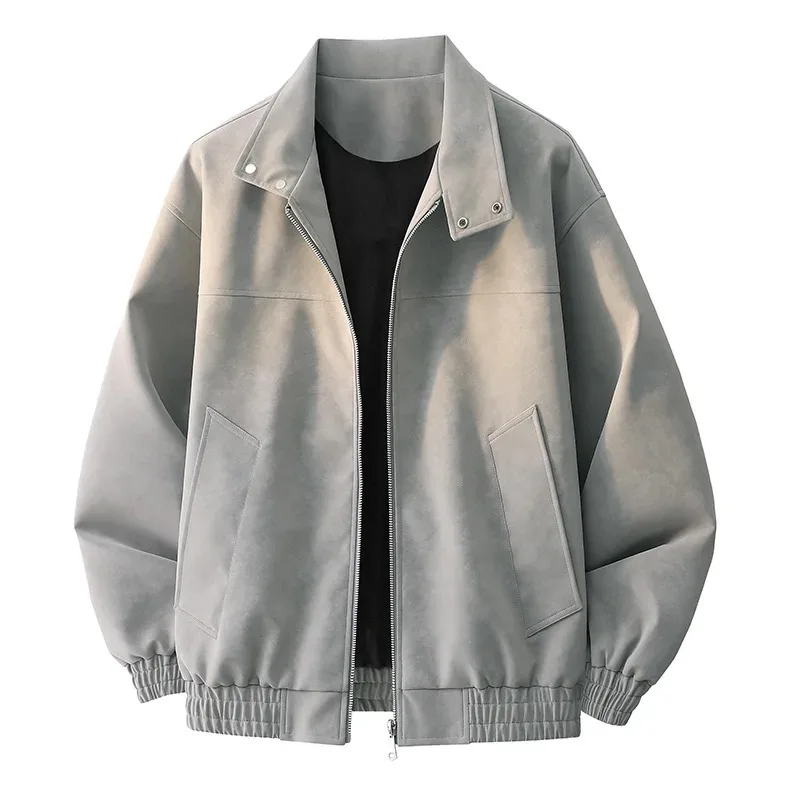 

Autumn and Winter New Jacket Men's Stand Up Collar Jacket Loose, Comfortable, Versatile, Handsome, High-quality Men's Jacket