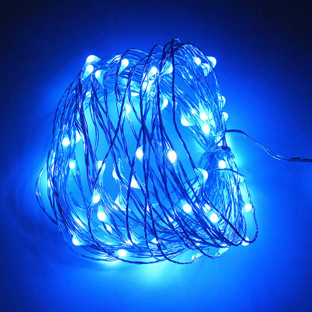 

10M LED Copper Wire String Lights 100LED Christmas Outdoor Hanging Decor Waterproof Emergency Lamps Garden Lighting