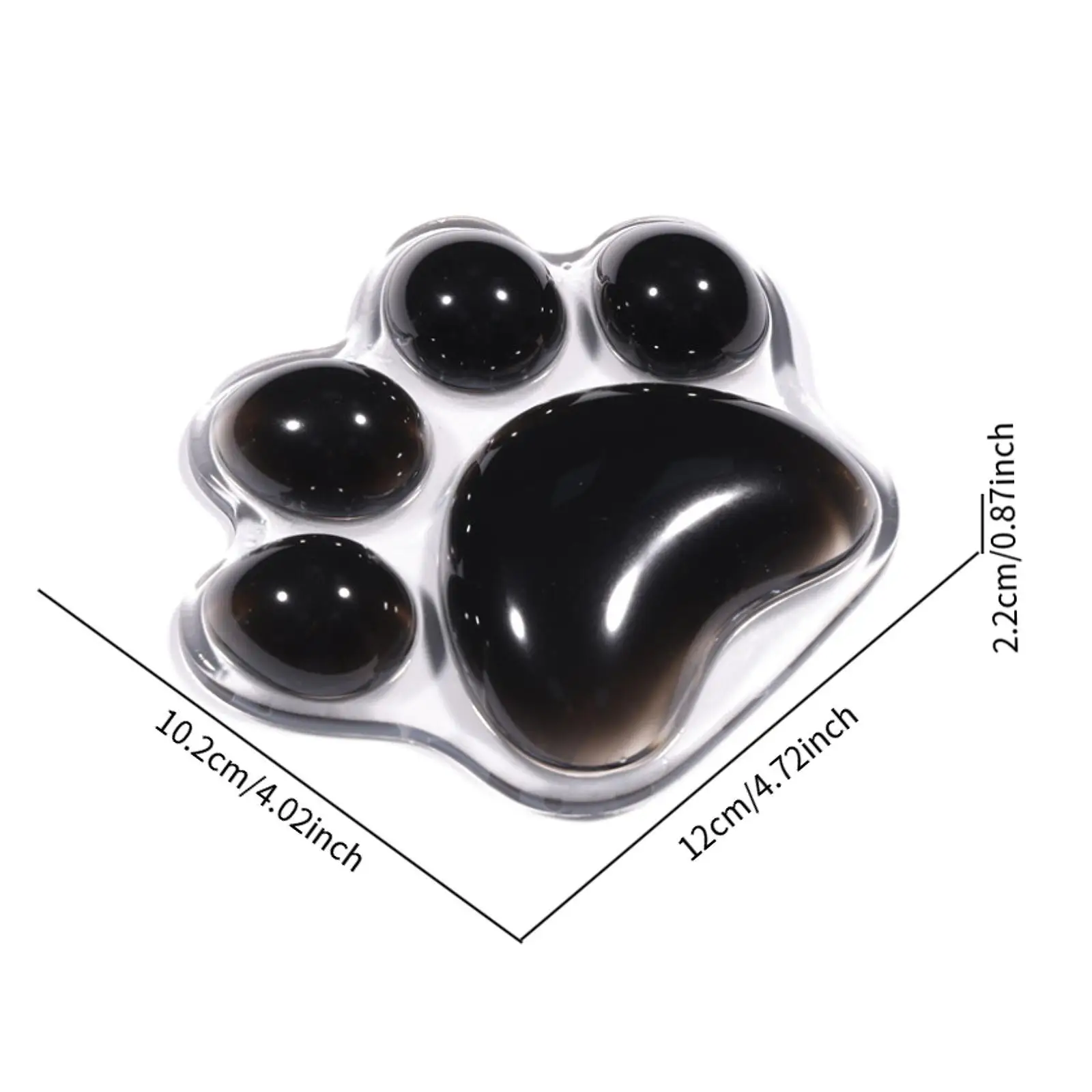 Гелевая подставка для запястий для мыши, гладкая поверхность, силиконовый удобный эргономичный мягкий коврик для запястья, поддержка игрового компьютера, настольного компьютера