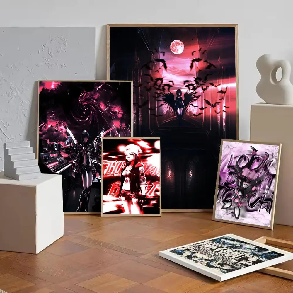 Ode Nation الهيب هوب المغني Mahmoud Odetari ملصق ملصق جدار يطبع لغرفة المعيشة غرفة نوم مكتب هدية تزيين المنزل #2