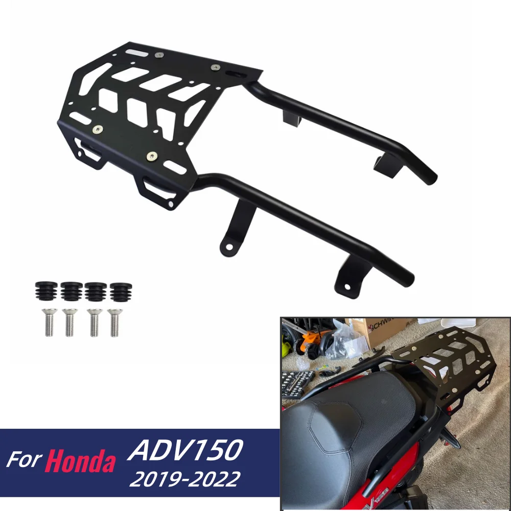 ADV150 Rear Luggage Rack Motorcycle Tail Suitcase Carrier Support Shelf For Honda ADV 150 2019-2022 2021 Motorcyclle Accessories