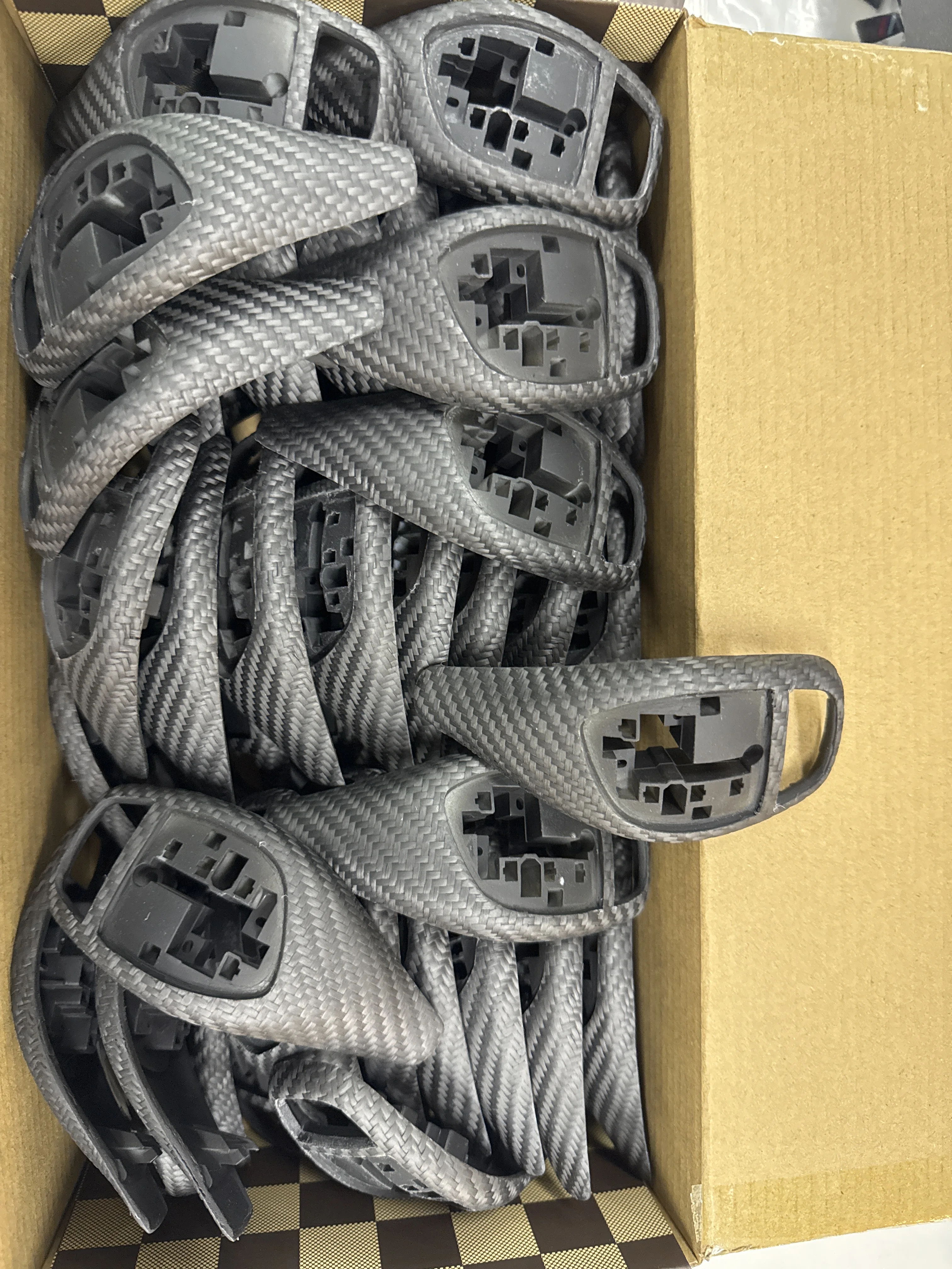 Base de merde d'engrenage en Alcantara de carbone mat ou en Fiber de carbone F30 F31 F32 F36 pour Bmw F30 F31 F32 F36