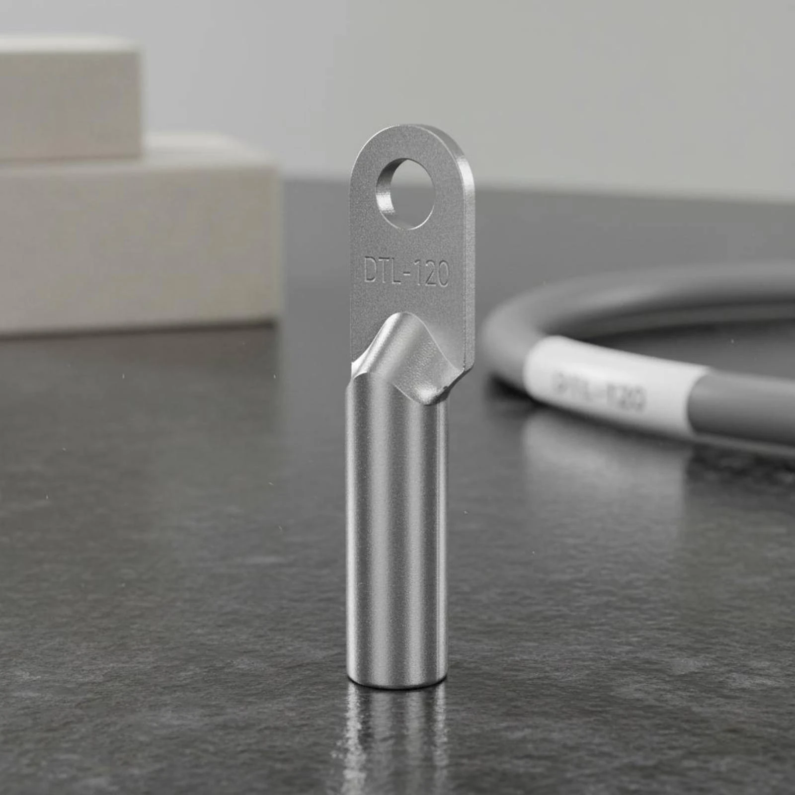 Copper Aluminum Lug Thickened Transition Terminal Lug Electrical Connector Soldered High Conductivity for Distribution Cabinet