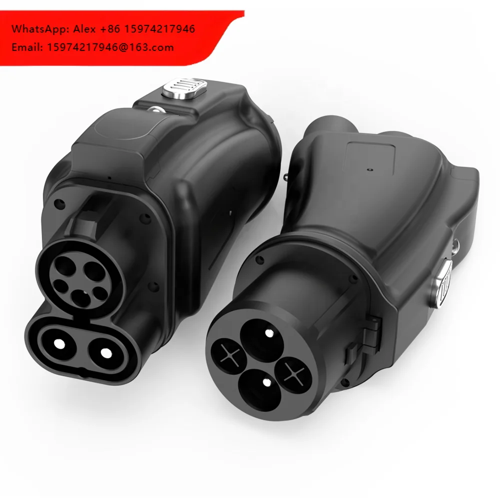 Tary Wholesale Charging Connector Fast DC Charger 250A Ccs2 To CHAdEMO Adapter DC EV Adaptor Chademo Ccs2 Adapter