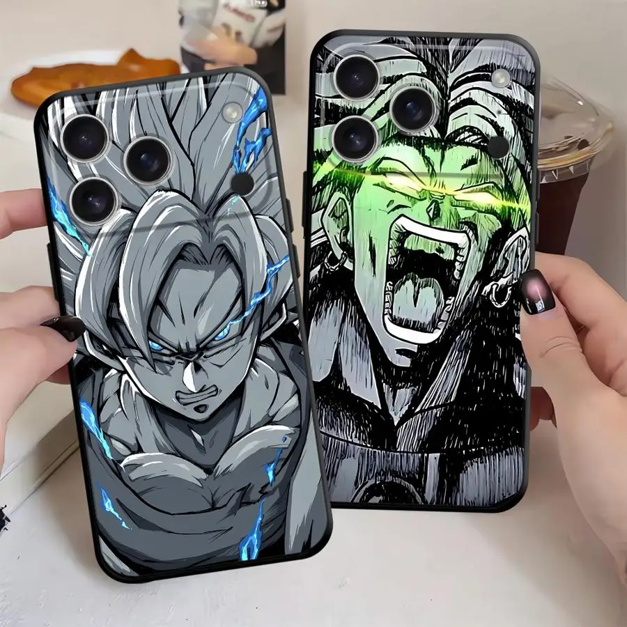 Funda para iPhone 17 Pro Max XS XR 13 Mini Air 16 12 11 15 Plus SE 14 7 8 Funda Funda para teléfono DD-ragonS B-allS Goku