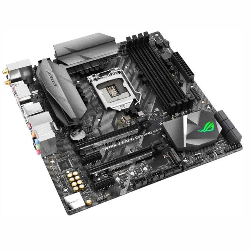 PARA ASUS ROG STRIX Z370-G GAMING (WI-FI AC) Placa-mãe Intel Z370 LGA1151 DDR4 mATX
