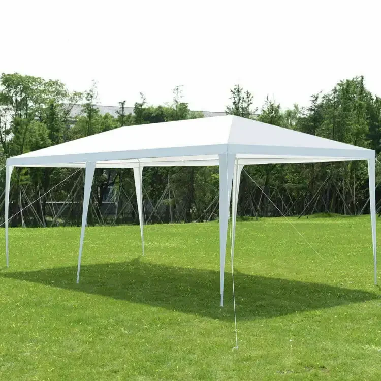 10'x20' Canopy Tent Heavy Duty Wedding Party Tent 4 Sidewalls W/Carry Bag