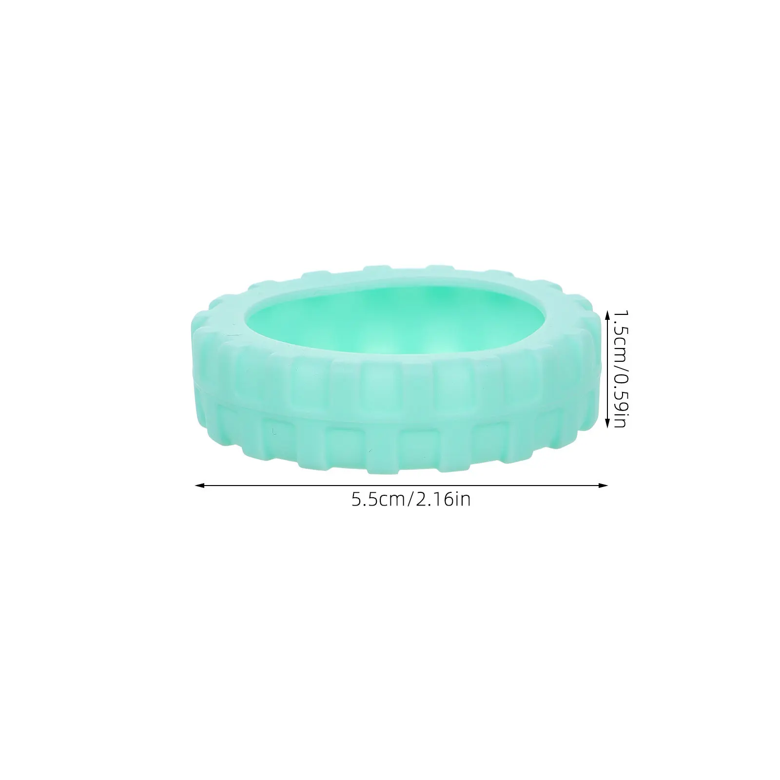 8Pcs Silicone Luggage Wheel Protectors Anti-Slip Internal Grooves Shock Absorption Wear Protection Easy Fit for Most