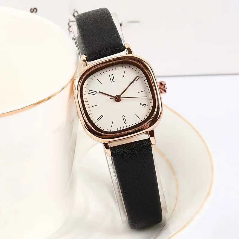 ساعة يد كوارتز نسائية من MAYZHISU بحزام جلدي ساعة نسائية فاخرة للفتيات ساعات للسيدات سوار ساعة عصرية