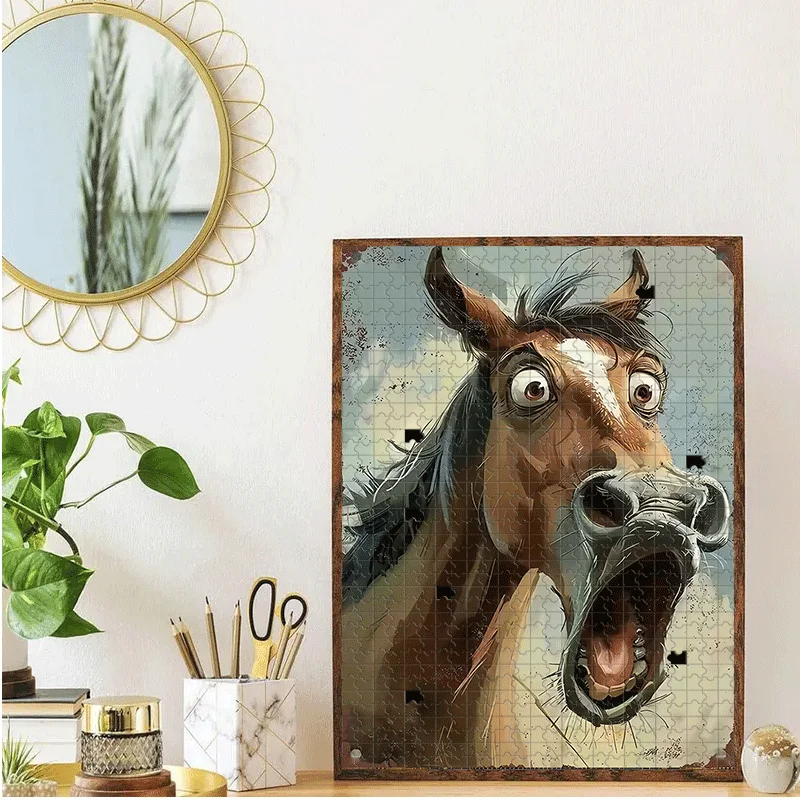 Puzzle per adulti da 500 pezzi/1000 pezzi - Gioco interattivo per famiglie, Interazione dei compagni universitari - Sfida cerebrale, Decorazioni per la casa, Educativi