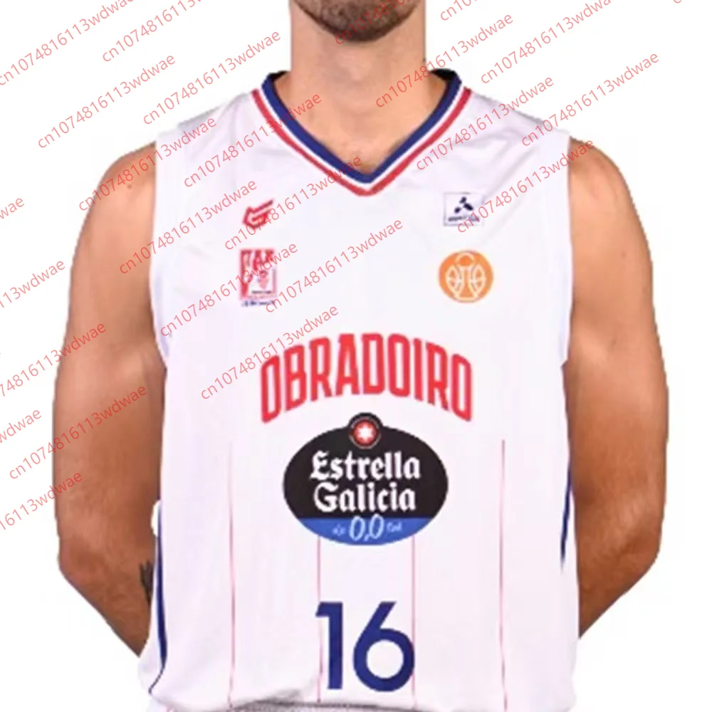 

Джерси Баскетбольной Лиги 26, мужской спортивный жилет Obradoiro, комплект баскетбольного трикотажа Obradoiro, баскетбольный жилет Obradoiro, комплект детского трикотажа