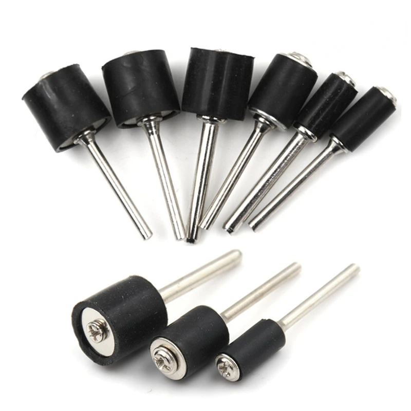 

Резиновый барабан-держатель 2.35/3.17 мм для шлифовки и полировки, набор кругов с наждачной бумагой для Dremel