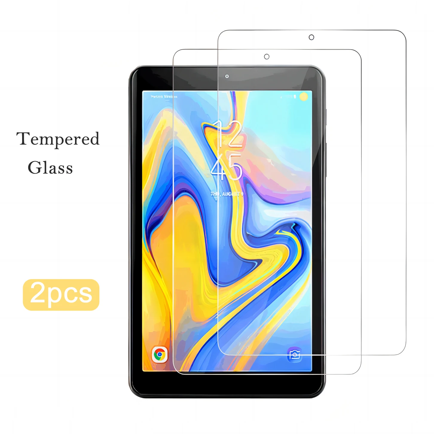 

Стеклянная защитная пленка для экрана Samsung Tab S10 S9 S8 S7 Plus FE A9 A8 A7 S6 Lite, полное покрытие, прозрачная 9D противовзрывная пленка