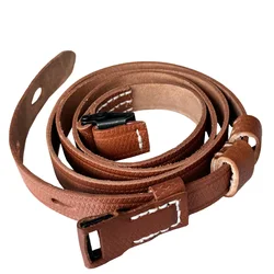 98k Straps Slings Retro WW2 Handmade High Quality Camera Braces Men Belt Shirt Brown Genuine Cortex