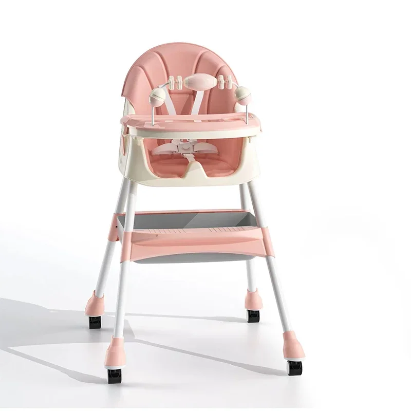 Chaise Haute Pliable Multifonction pour Bébé, Table d'École Moderne en Plastique, Quatre Modèles