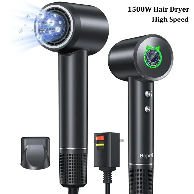 High-Speed Hair Dryer 110000RPM Brushless Motor Negative Ionic Blow Dryer 36m/s Thermo-Control Fast Drying Women Profession Care