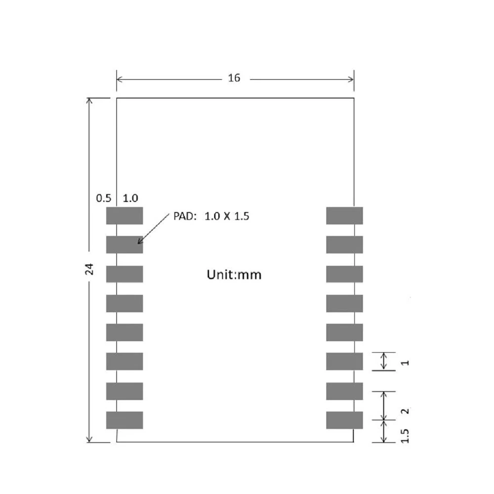 1Pcs ESP32-C2 WiFi Bluetooth module Uses ESP8684 Chip Development Board Expansion Board ESPC2-12 To Replace ESP-12E/F 16x24x3mm