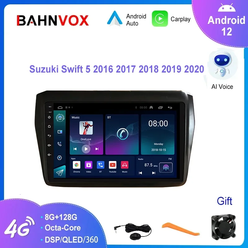 

10.1" Android 12 Car Radio for Suzuki Swift 5 2016-2020 Multimedia Video Player Carplay Navigation GPS Stereo Head Unit 4G 2din