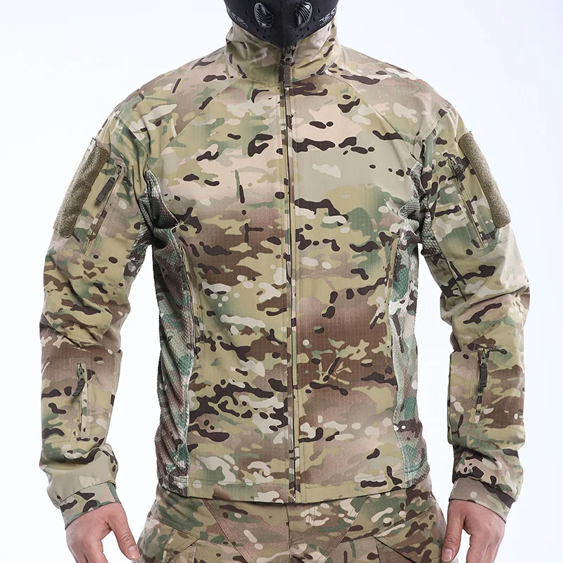 Chaqueta táctica de combate Tom Delta Soft Shell para hombre, ropa de exterior para primavera y otoño, chaqueta, ropa de camuflaje