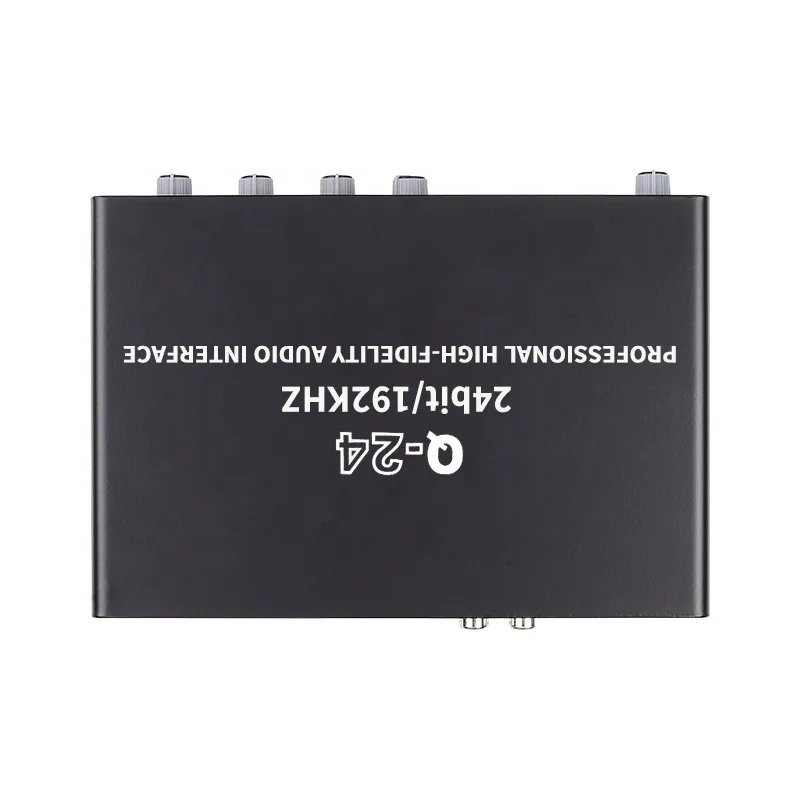 TLF Xtuga profesional USB 2,0 puerto guitarra Musical o interfaz estudio de grabación tarjetas de sonido externas para grabar vídeo Liv