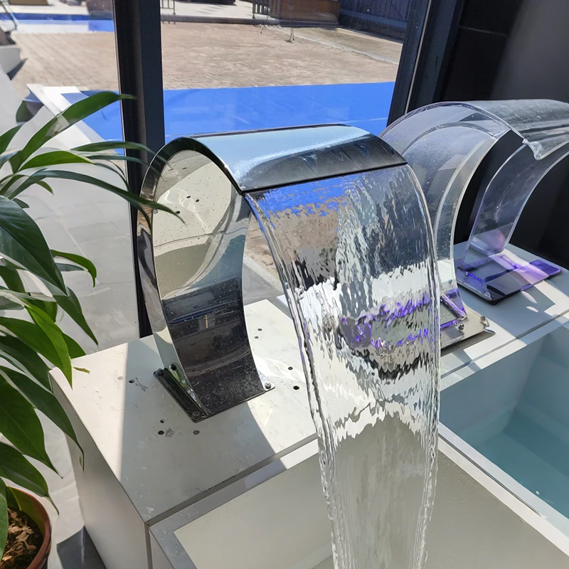 

Swimming Pool Wall Autumn Luxury Outdoor Garden Fountain Wall Installation Swimming Pool Waterfall