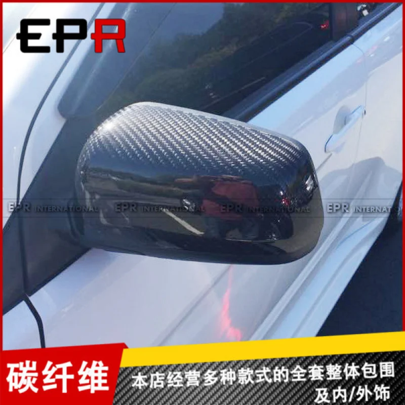 For Mitsubishi Evolution 10 (Wingshen) Carbon Fiber Rearview Mirror Cover Sticker & Shell