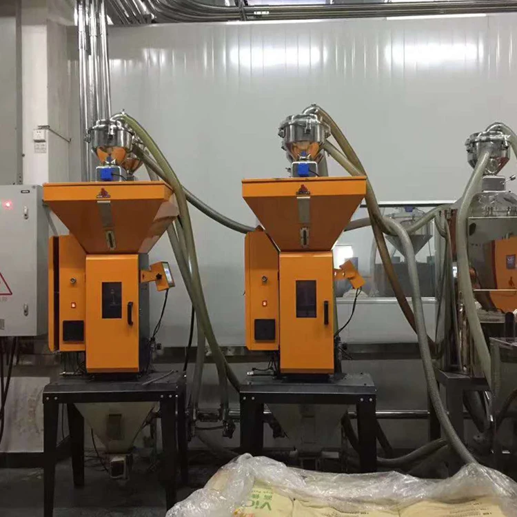 Gravimetric Batch Blender Gravimetric Dosing System for Biodegradable PLA Sheets Extrusion