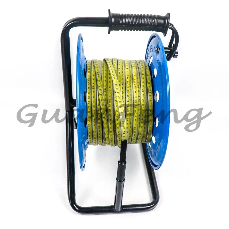 Electric Steel Ruler Water Level Gauge, Portable Flat Ruler Depth & Temperature Water Level Detector