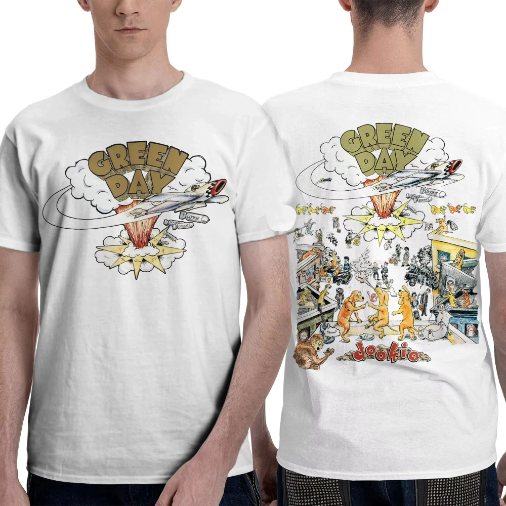 Dookie Scene Green Day Printed T-Shirt Men's Women Creative Pure Cotton Tees O Neck Short Sleeve T Shirts Party Clothes