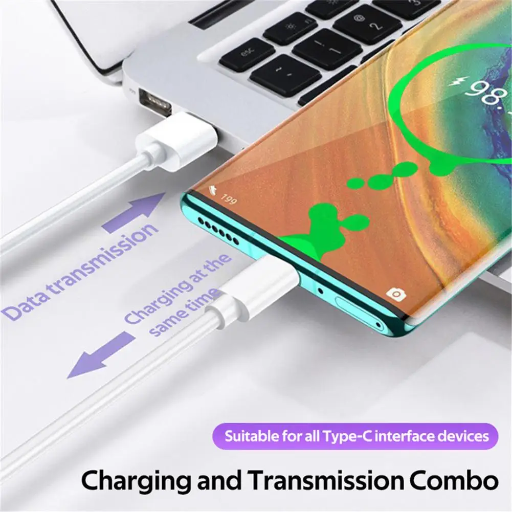 نوع C كابل بيانات Usb 3.1 5A شحن سريع شاحن بطارية متزامن نقل البيانات توصيل الأسلاك