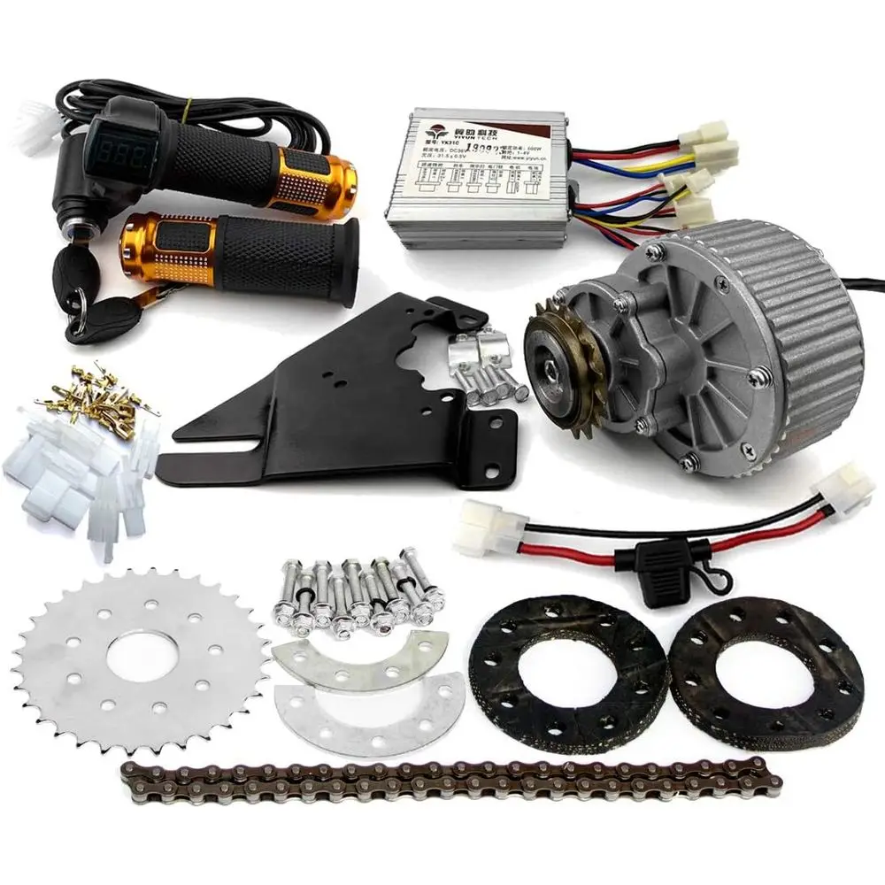 

Комплект для переоборудования электровелосипеда мощностью 450 Вт для велосипедов с цепным приводом и городских велосипедов