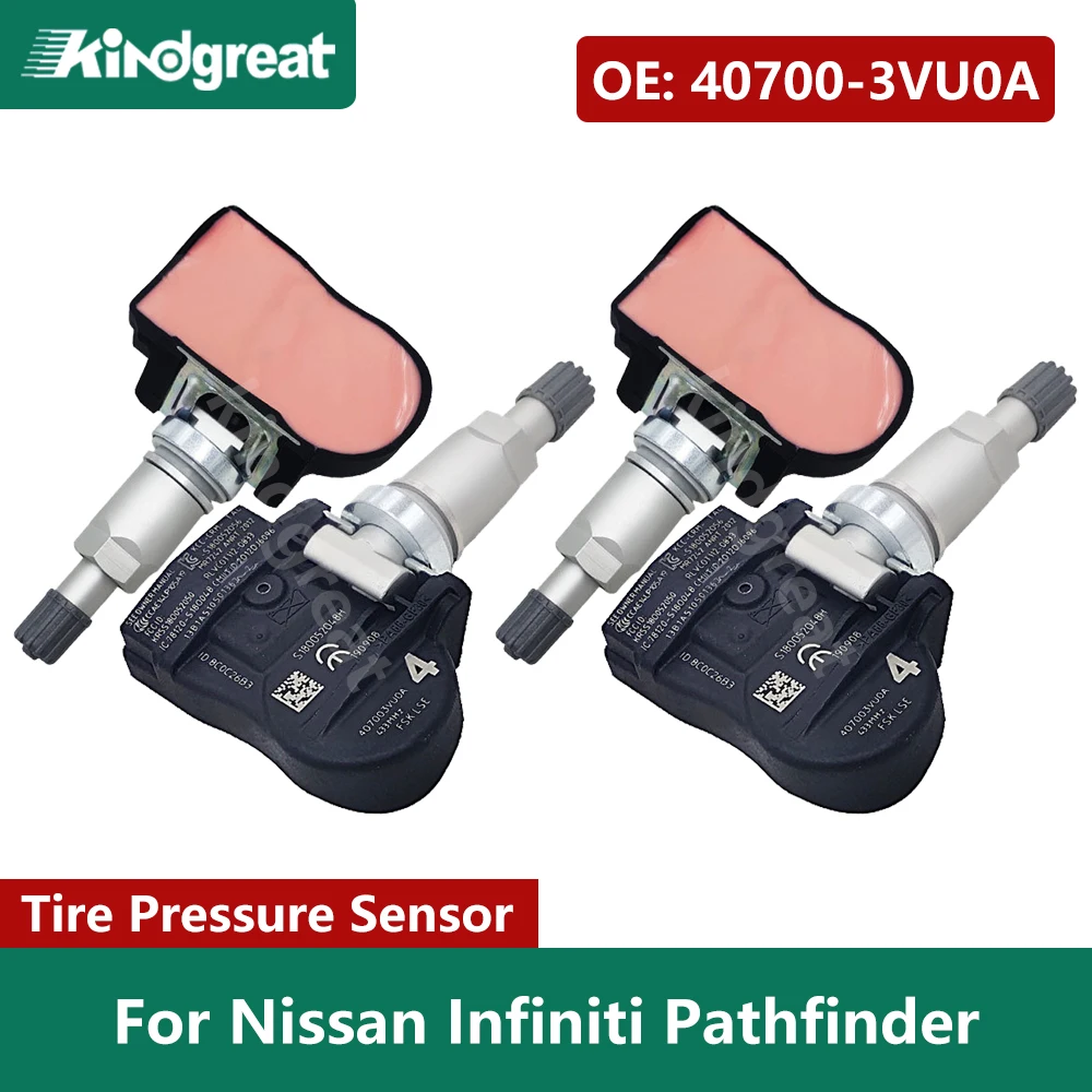 

4PCS/Lot 40700-3VU0A For Nissan Infiniti Pathfinder 407003VU0A TPMS Car Tire Pressure Monitor Sensor